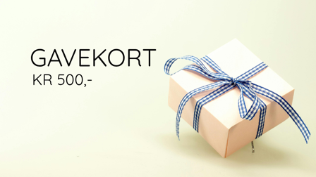Gavekort Pålydende kr 500,-