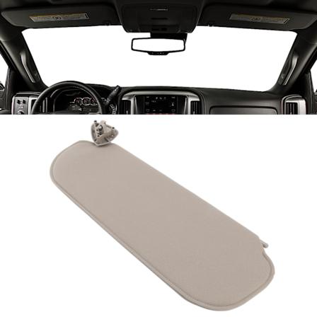 Beige Solskyddsskärm 84054688 Bilinredningstillbehör Ersättning för Savana 3500 2003‐2018 Vänster