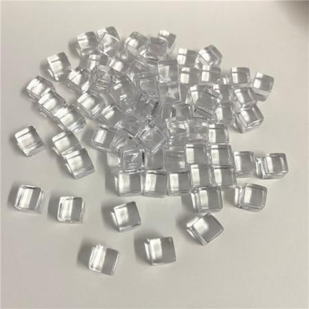 50 kpl / set 8mm kirkas kuutio värikäs kristalli neliökulmainen Transpa Transparent 50pcs
