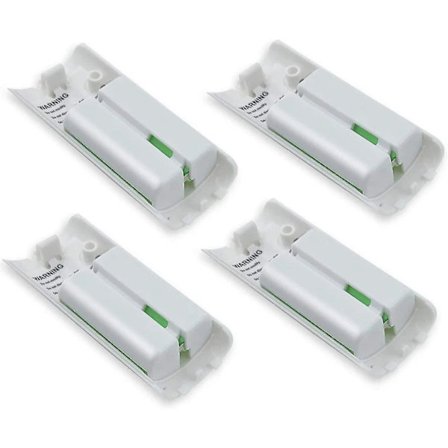 4-pack Uppladdningsbara Batteripaket för Wii och Wii U Fjärrkontroll 2800mAh