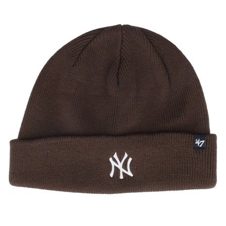 47 Brand - MLB Braun Cuff Mütze - New York Yankees MLB Randle 47 Knit Ny Brown Cuff @ Hatstore