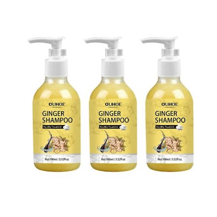 Ingefær Shampoo Stabil Fremmer Sunn Hårvekst Gjør Tynt Svakt Hår Tykkere Hårpleie Shampoo