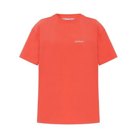 Off White T-Shirts Rød, Dame, Størrelse: XS