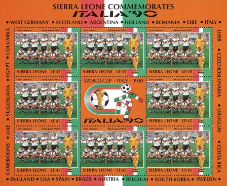 Sierra Leone - VM1990 Miniark