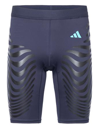 Adizero S Tgt R Running/training Tights Sport Shorts Marineblå Adidas Performance*Betinget Tilbud