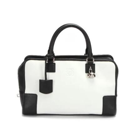 Loewe Pre-owned, Pre-owned Leatherhandbags Wit, Dames, Maat:ONE Size