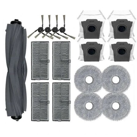 Lisätarvikkeet Dreame X40 Ultra, X40 Pro, S30 Pro Ultra - Rullaharja, Sivuharja, Suodatin, Moppiliina, Pölypussi