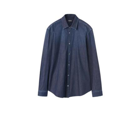 Dondup Denim Shirts Blå, Herre Skjorter