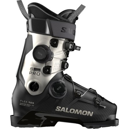 Salomon - Støvler til bjergbrug for kvinder S/pro Supra Dual Boa 105 - Black / Light Bronze Met. / Black