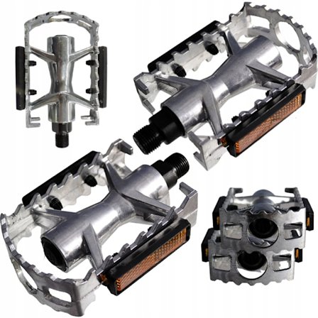 FEIMIN 961 Letvægts Aluminiumscykelpedaler i Sølv