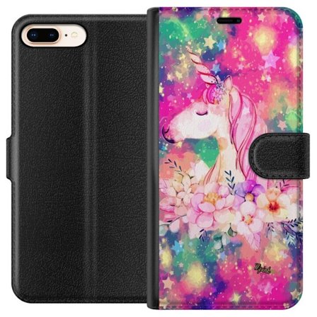 Kompatibel Tegnebogsetui til Apple iPhone 7 Plus Enhörning