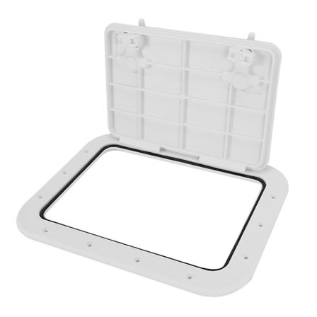 425-315mm Båtluke ABS Marine Tilgang/Dekksluke for Marine Yacht RV Sklisikker Fjerningsknapp Anti-Agi