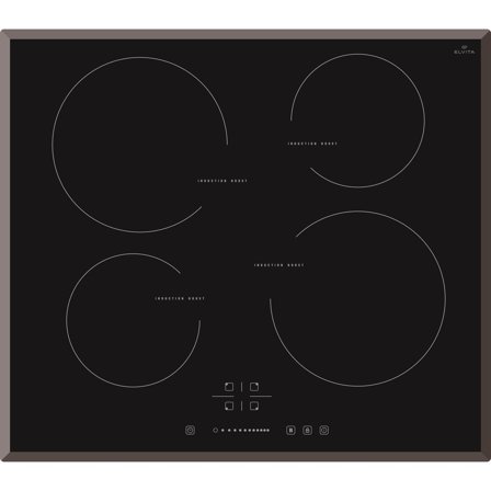 Elvita - Platetopp CIH4662S Svart