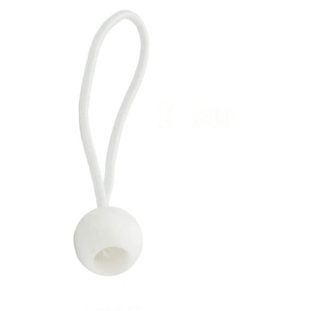 1 gardintau, strikkhoppingtau, ballbindetau, teltfeste, elastisk tau med kulehode, utendørs