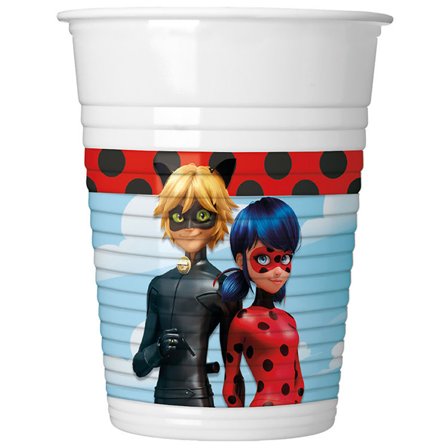 Miraculous Ladybug Plastmugg 8-pack