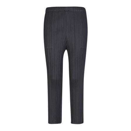 Issey Miyake, Slim-fit Trousers Zwart, Dames, Maat:XL