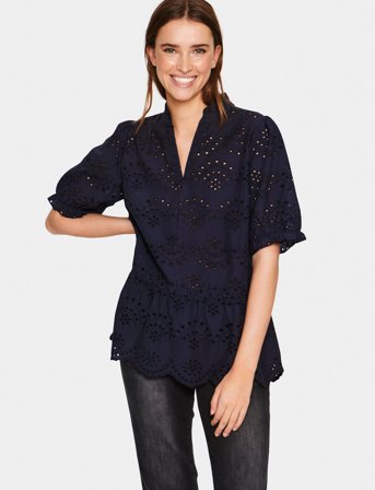 Saint Tropez Geleksasz Blouse - Navy - M