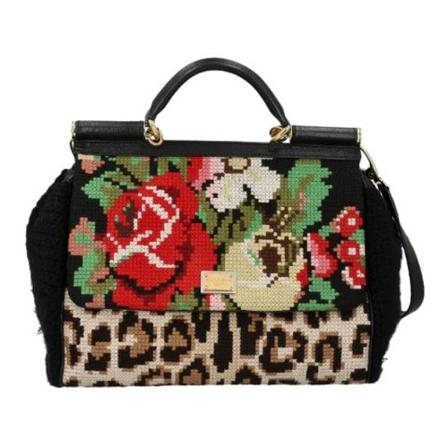 Dolce & Gabbana Pre-owned, Pre-owned Leather handbags Zwart, Dames, Maat:ONE Size