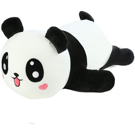 Söt Anime Panda Plyschdjur Panda Flicka Barn Nackkudde Anime Aquishies Minne Polypropylen Mjuk Leksak 60cm