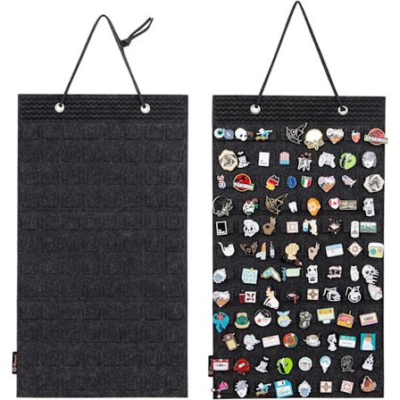 Hængende broche-pin-arrangør, display-pin-opbevaringskasse, broche C