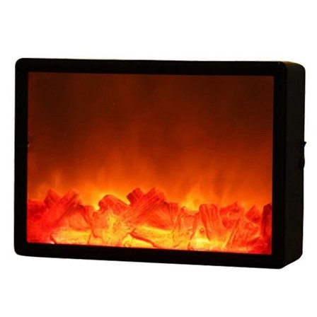 LED Eldstadslampa Simulering Flamlampa Nordisk Stil Dekorativ Eldstadslampa Heminredning Atmos-Perfekt