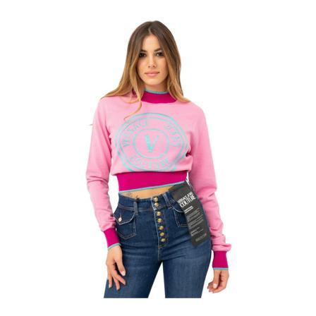 Versace Jeans Couture Sweatshirts rosa, Dam, Dam, Storlek: S