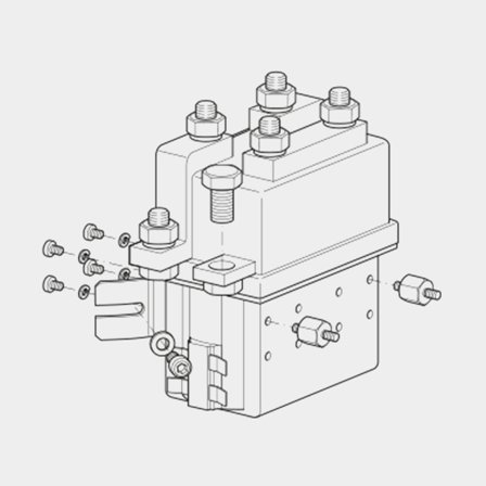 Relay for bow thruster Quick, 350 A, 24 V