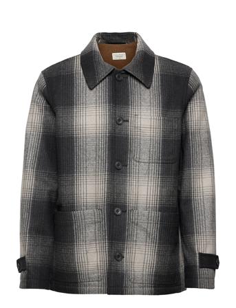 Mangan Shadow Check Jacket Black Nudie Jeans