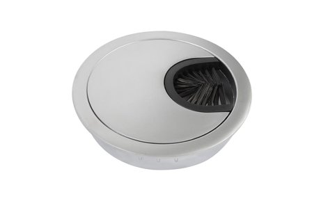 Schneider Electric Unica Kabelgjennomføring lukket, 60 mm Aluminium, Installasjonsmaterial