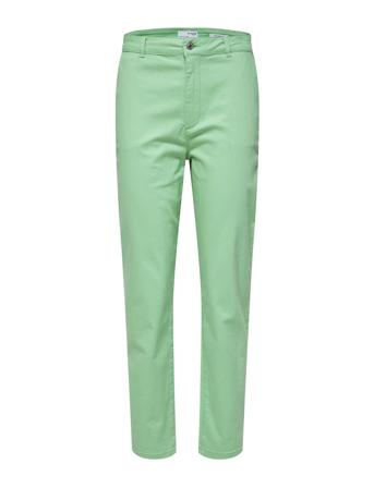Slfmarina Hw Chino Pants W Green Selected Femme