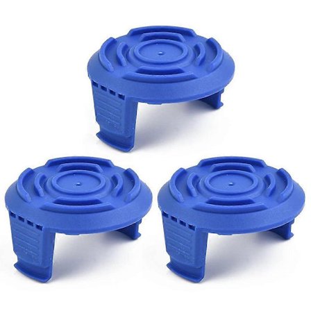 3 st/förpackning Ersättningsspolkapslar TLW-01-1 för Spear & Jackson/Mac Allister/Qualcast/Worx Gräsklippare