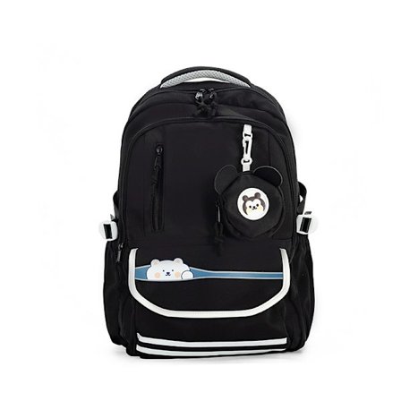 Xiaoqing flickestil skolesekk for grunnskole- og ungdomsskoleelever, høyprofilert ansiktsverdi, klasse tre til seks ryggsekk Blå