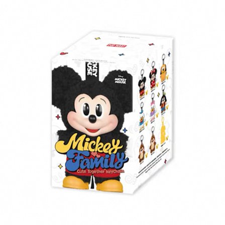 C Mickey Familie Sød Sammen Nøglering Serie Blind Box