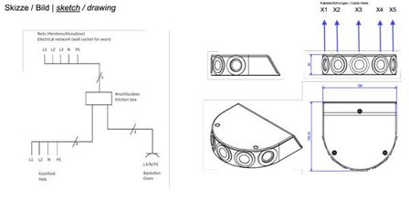 BACHMANN Kitchen connection box 2/2/2