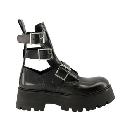 Alexander McQueen, Boots Zwart, Dames, Maat:40 EU