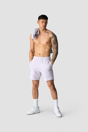ICANIWILL - Revive Oversized Sweatshorts Men Dusty Lilac - Herre - ICIW