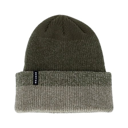 Burton - Grön cuff Beanie - Recycled All Night Long Beanie Martini Olive Cuff @ Hatstore