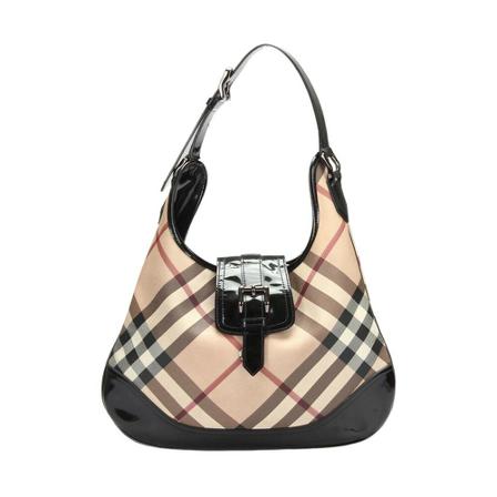 Burberry Vintage, House Check Handbag Beige, Dames, Maat:ONE Size,Canvas