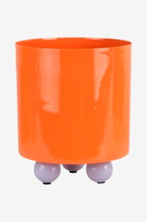 Present Time - Plantekrukke Double Funky Medium - Orange - Urtepotteskjulere & vaser - Fra Homeroom