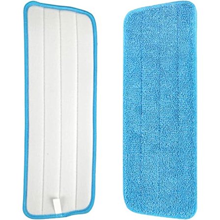 4-pakning blå mikrofiber spraymopp erstatningshoder for våt og tørr mopping