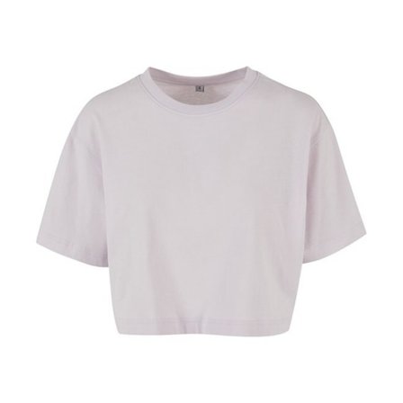 Bygg ditt varumärke Dam/Dam Oversized Kortärmad Crop Top