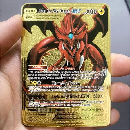 999999 Poeng HP Pokemon Metallkort Charizard Gullfarget Metall Superkort Engelsk Kort Mewtwo Vmax Mega Anime Spill Samling Gaver