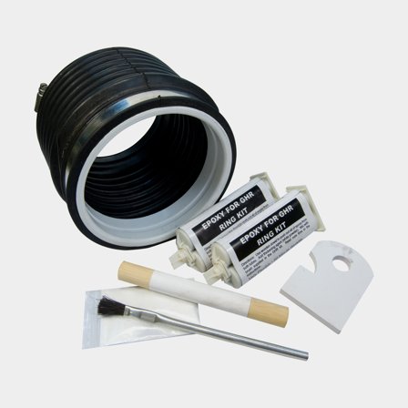 Sierra Rep.sats gimbalring för båtmotor, komplett reparationskit med bälg och epoxisats i slitstarkt gummi och metall