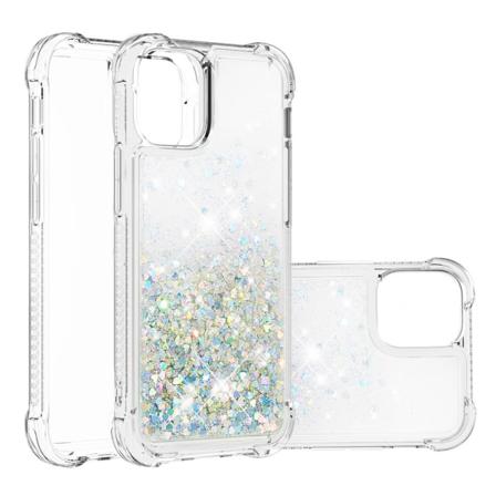 Glitter Bling TPU Cover iPhone 13 Pro Max Sølv