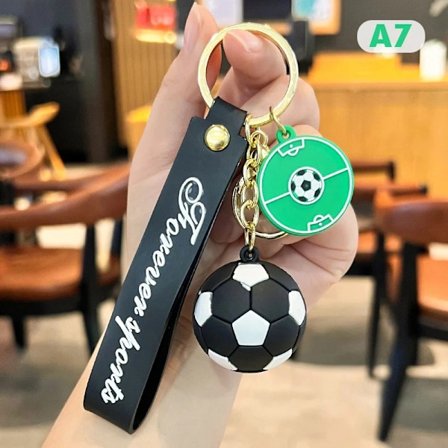 PVC pehmeä kumi jalkapallo avaimenperä riipus jalkapallo avaimenperä Ottelu matkamuistoja