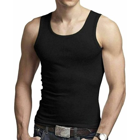 Mænds Bomuldsveste Tanktoppe Ærmeløse Almindelige Åndbare Slim Fit Sommertop Vest Hverdag Atletisk Tøj, Let Pasform Mænd Træningstrøjer
