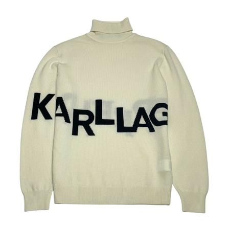 Karl Lagerfeld, Turtlenecks Beige, Heren, Maat:L