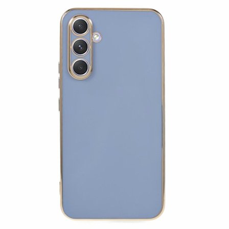 Samsung Galaxy S25 Case with Gold Details - Gray