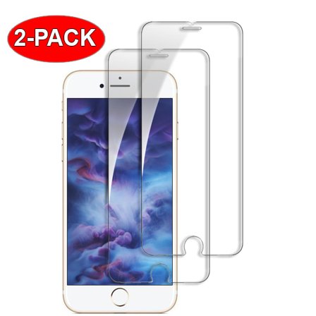 2-Pack - iPhone 7/8/SE(2020/2022) Skjermbeskytter i herdet glass
