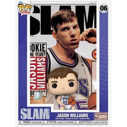 Funko Pop! Tidningsomslag: Slam NBA- Jason Williams - Vit - Herrar